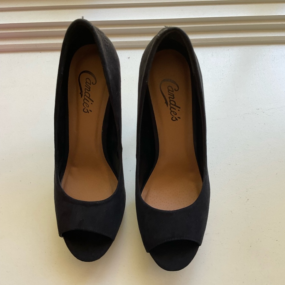 Candie’s Black Heels